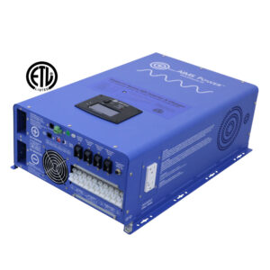 12000 Watt Pure Sine Inverter Charger 48 Vdc / 240Vac Input & 120/240Vac Split Phase Output ETL Listed to UL 1741 / CSA