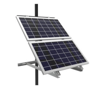 Adjustable Solar Side Pole Mount Bracket â€“ Fits 2 Panels
