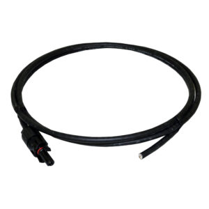 PV WIRE 10AWG WITH MC-4 Compatible MALE (-) TO CUT END 25 FT