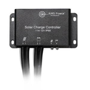 Solar Charge Controller Waterproof 11 Amps with Pre-Wired Cables