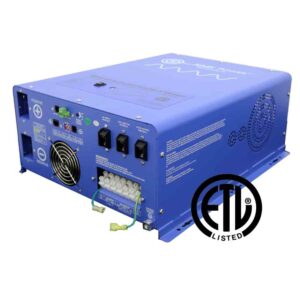 6000 WATT PURE SINE INVERTER CHARGER 24Vdc TO 120Vac OUTPUT LISTED TO UL & CSA