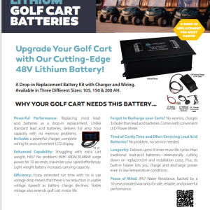 Golf Cart Batteries Flyer