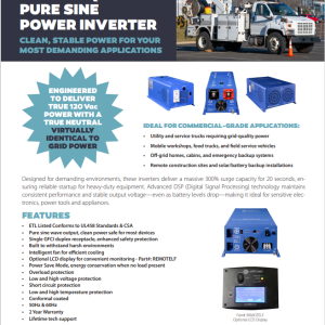 Low Frequency Pure Sine Inverters Flyer